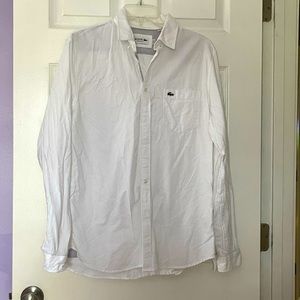 Men’s Lacoste White Button Down Regular fit